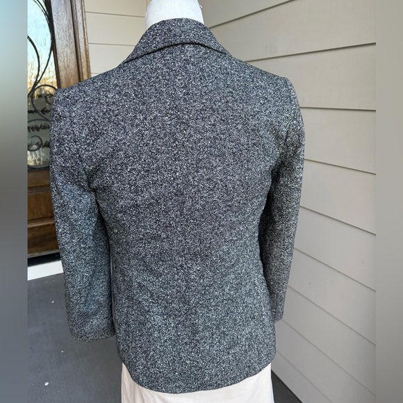 Talbots Silk & Wool Blazer Jacket Italian Fabric, Lined Size 4 - Picture 5 of 13